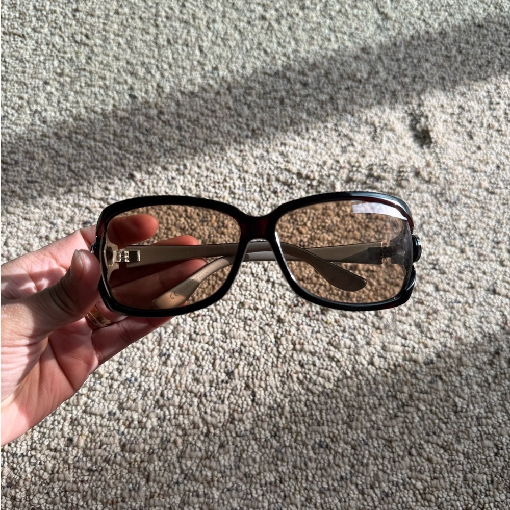 Gucci Black and Brown Sunglasses